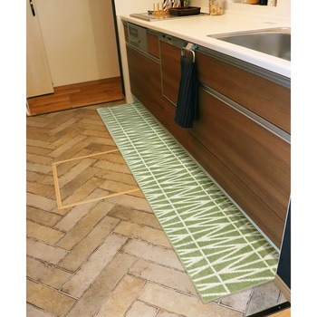 ナチュラルキッチンマット45×252 オカトー