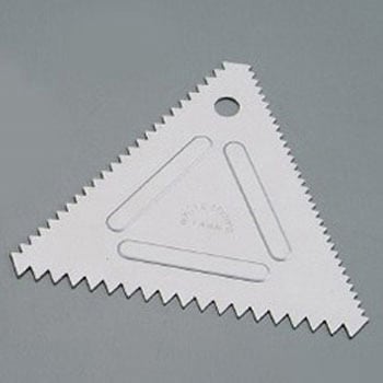 ENDOホワイトサムアルミ三角ケーキグシ1446 ホワイトサム