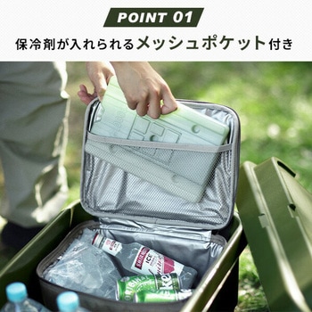 トランクカーゴ ソフトクーラーバッグ 14L ショルダーストラップ付き リス