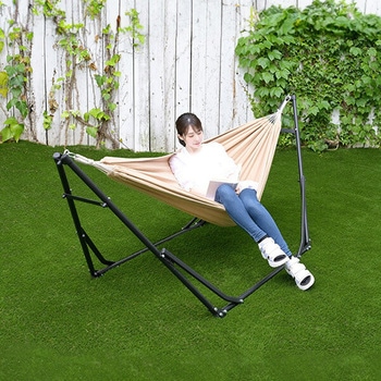 ハンモック 自立式 高さ2段階 折りたたみ YAMAZEN キャンパーズコレクション YAMAZEN(山善)