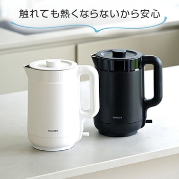電気ケトル 1.5L フィルター付き YAMAZEN(山善)