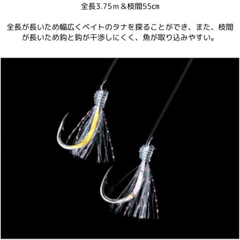 喰わせサビキ 落し込みスペシャル ケイムラ&ホロフラッシュ 強靭イサキ6本 HAYABUSA