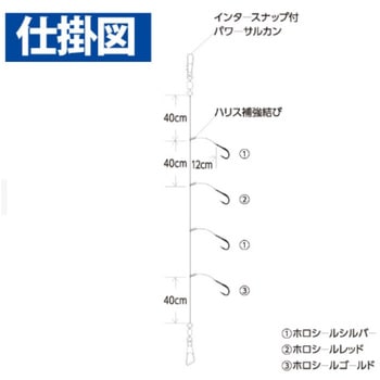 落し込み ケイムラ&ホロ ショート 4本 HAYABUSA