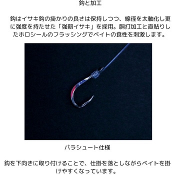 落し込み ケイムラ&ホロ ショート 4本 HAYABUSA