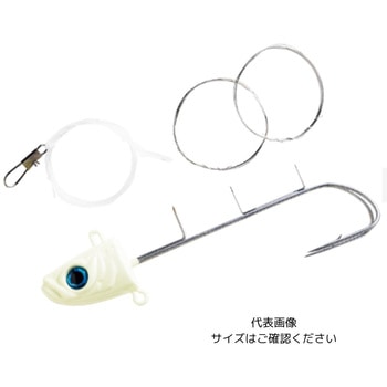 船太刀魚テンヤ ベーシックダブル 夜光 HAYABUSA