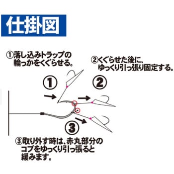 落し込みトラップ オーロラサバ皮5セット HAYABUSA