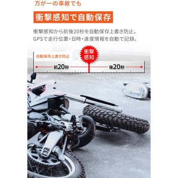 バイク専用ドライブレコーダー「MiVue(R)M802WD」 DAYTONA(デイトナ)