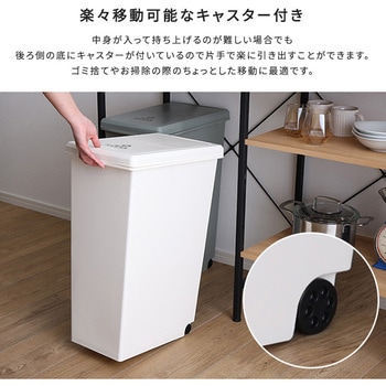 スライドオープンタイプ ゴミ箱45L ホームテイスト