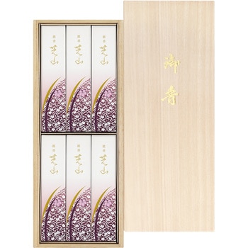 銘香芝山 桐箱 日本香堂