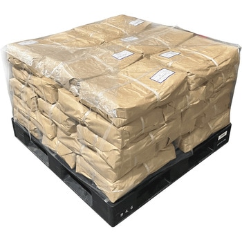 HDPE製 ガゼット透明パレットカバー ホワイトバリーン