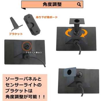 146LEDソーラーパネルセンサーライト センター商事