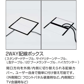 デスク ワークフィット 120°ブーメラン アジャスター脚(配送・組立サービス付き) コクヨ