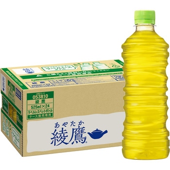綾鷹 茶葉のあまみ525ml PET ラベルレス - コカ・コーラ