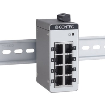 組込み用PoEスイッチングHUB ギガビット 8ポート CONTEC(コンテック)