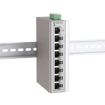 組込み用PoEスイッチングHUB ギガビット 8ポート CONTEC(コンテック)