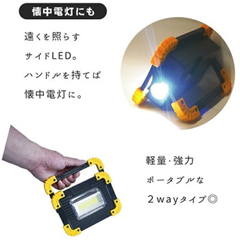2way充電式COB LED投光器 GLOBAL&LOCAL