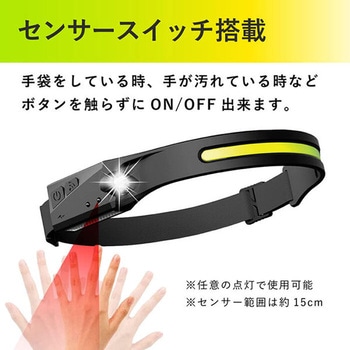 充電式シリコンCOB LEDヘッドライト GLOBAL&LOCAL