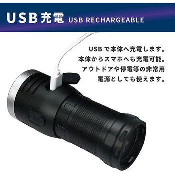 CREE XM-L T6 充電式LEDボールドライト GLOBAL&LOCAL
