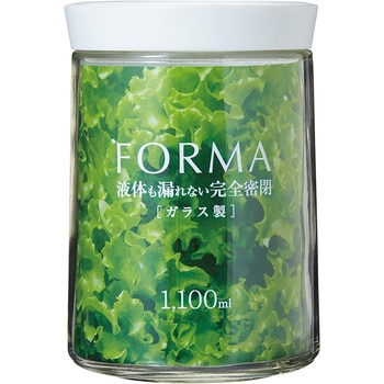 フォルマ 密閉ガラスポット アスベル