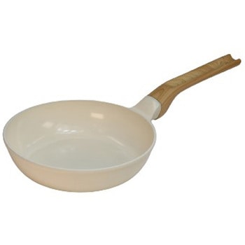 軽くて使いやすいホワイトセラミックフライパン ナンセン