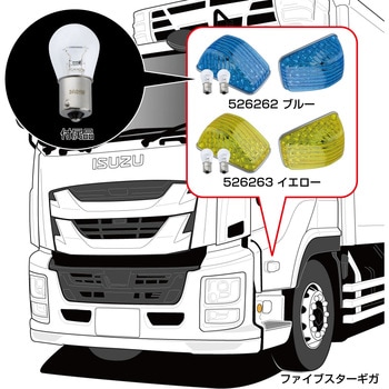528015 BAU15S S25 24V21W ピン違いバルブ クリアー 1個 JET