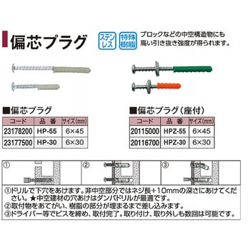 偏芯プラグ ステンレス タカショー
