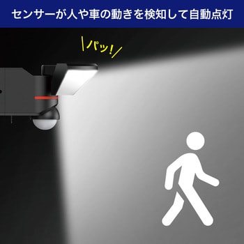 ESL-W3001AC ACセンサーライト リモコン付き 電源直結可能 赤色 ESL-W3001AC ACセンサーライト リモコン付き 電源直結可能 赤色