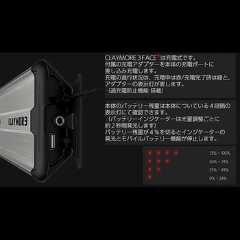 CLAYMORE 3FACE+ LEDランタン Prism