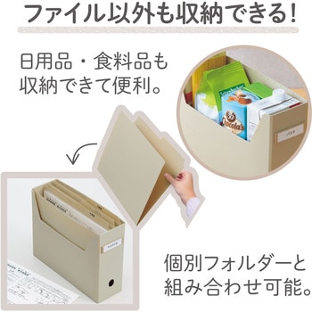 Roomy ボックスファイル<ロータイプ> リヒトラブ
