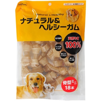 ペットプロ ナチュラル&ヘルシーガム 骨型ミニ ペットプロジャパン