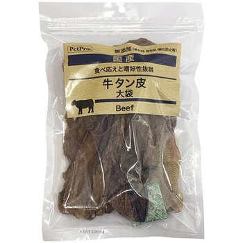 ペットプロ 国産おやつ 無添加 牛タン皮 大袋 ペットプロジャパン