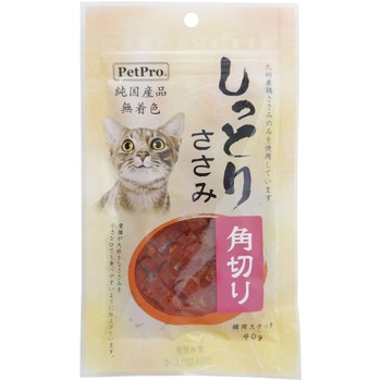 ペットプロ 純国産しっとりささみ 角切り ペットプロジャパン