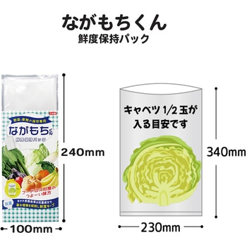 ながもちくん鮮度保持パック3枚 服部