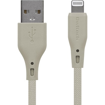 超やわらかで断線に強い 耐屈曲3万回以上 急速充電2.4A/データ転送 USB Type-A to Lightning シリコンケーブル OWLTECH(オウルテック)