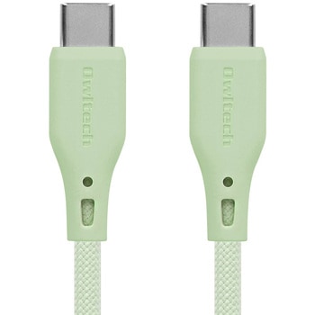 超やわらかで断線に強い 耐屈曲3万回以上 PD60W充電/データ転送 USB Type-C to USB Type-C シリコンケーブル OWLTECH(オウルテック)
