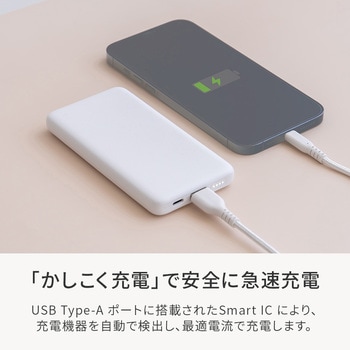 厚さ13.3mm 5000mAh 最大15W出力 USB Type-C入出力/USB Type-A出力 モバイルバッテリー OWLTECH(オウルテック)