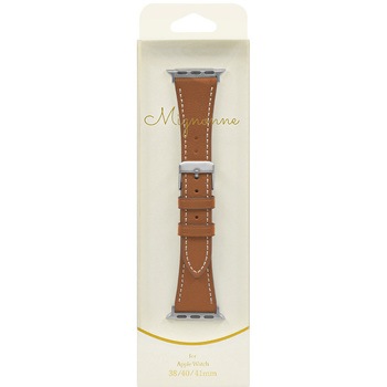 Apple Watch(38/40/41mm)用 スリムイタリアンレザーバンド 『mignonne』(ミニョンヌ) OWLTECH(オウルテック)