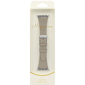 Apple Watch(38/40/41mm)用 スリムイタリアンレザーバンド 『mignonne』(ミニョンヌ) OWLTECH(オウルテック)