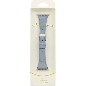 Apple Watch(38/40/41mm)用 ニュアンスカラー スリムレザーバンド 『mignonne』(ミニョン) OWLTECH(オウルテック)