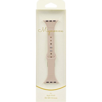 Apple Watch(38/40/41mm)用 ニュアンスカラー スリムシリコンバンド 『mignonne(ミニョン)』 OWLTECH(オウルテック)