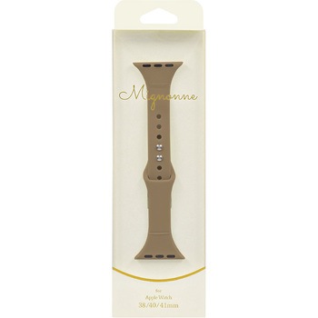 Apple Watch(38/40/41mm)用 ニュアンスカラー スリムシリコンバンド 『mignonne(ミニョン)』 OWLTECH(オウルテック)