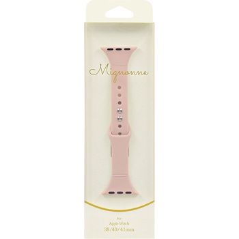 Apple Watch(38/40/41mm)用 ニュアンスカラー スリムシリコンバンド 『mignonne(ミニョン)』 OWLTECH(オウルテック)