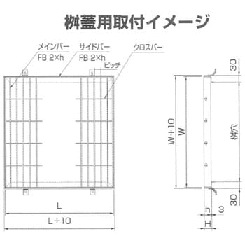 二相鋼グレーチング t2 FBタイプ 桝蓋 ダイクレ