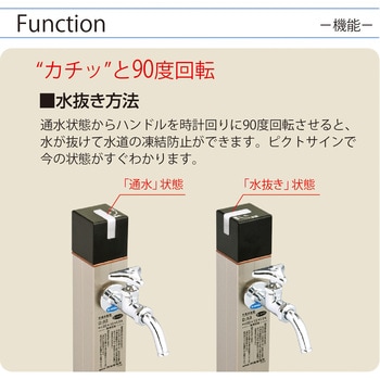 不凍水栓柱 D-XキューブⅢ 竹村製作所