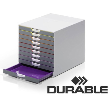 バリカラーレターケース 10段 DURABLE
