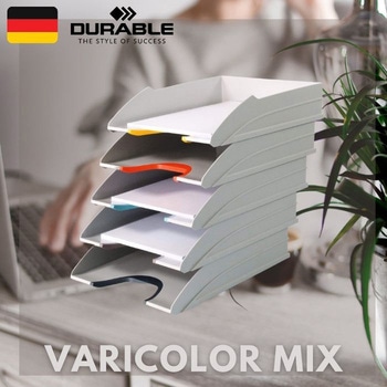 バリカラーMIX レタートレーセット(5枚入) DURABLE