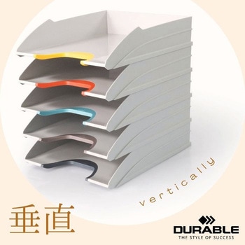 バリカラーMIX レタートレーセット(5枚入) DURABLE