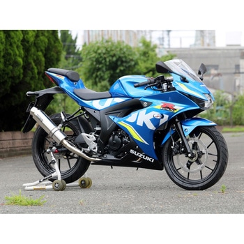 フルEX ラウンド・ステンレスサイレンサー 18-21 GSX-R125 WR’S(ダブルアールズ)