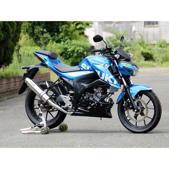 フルEX ラウンド・ステンレスサイレンサー 18-21 GSX-S125 WR’S(ダブルアールズ)