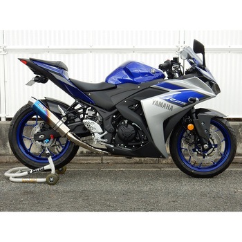 フルEX ラウンド・焼き色チタンサイレンサー 15-17 YZF-R25 WR’S(ダブルアールズ)